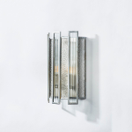 712624 Бра AGAVE 2х40W E14 СЕРЕБРО С ПАТИНОЙ/ПРОЗРАЧНЫЙ