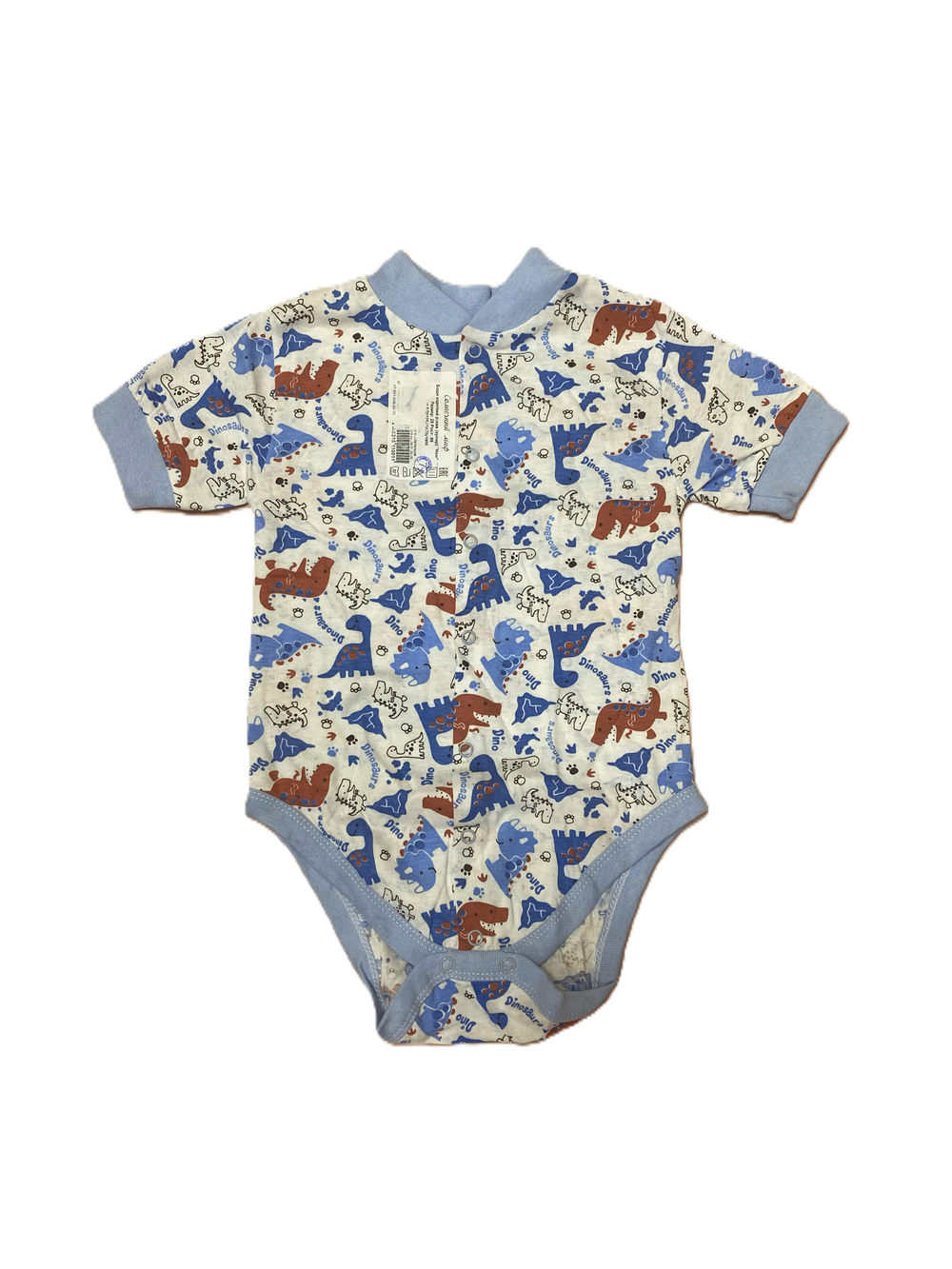 Боди короткий рукав на кнопках из кулирки (100% хлопок) на рост 86 см