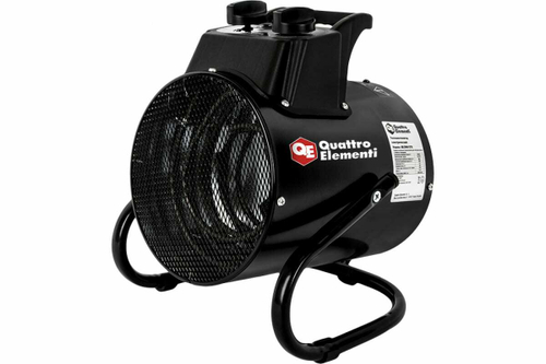 Электрический нагреватель воздуха QUATTRO ELEMENTI QE-2000 ETS (2кВт, 260 м.куб/ч, 220 В, режим вентиляции) 796-689