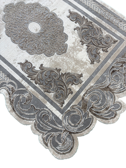 Ковер Safir 00856C Gray/Brown Нестандартная