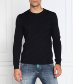 Хлопковый свитер Karl Lagerfeld - темно-синий(655006 524399)