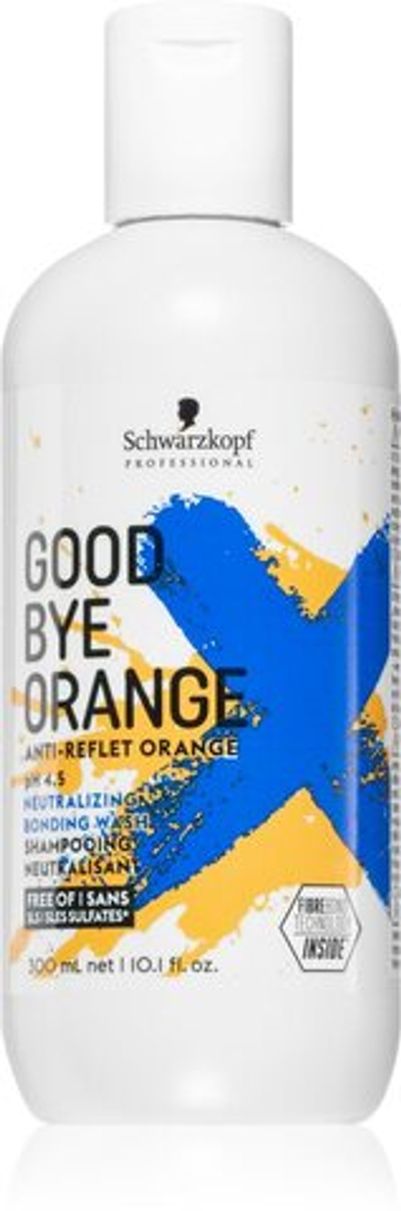 Schwarzkopf Professional Goodbye Orange - тонизирующий шампунь, шампунь, нейтрализующий красные тона /   300  ml  / GTIN 4045787724899