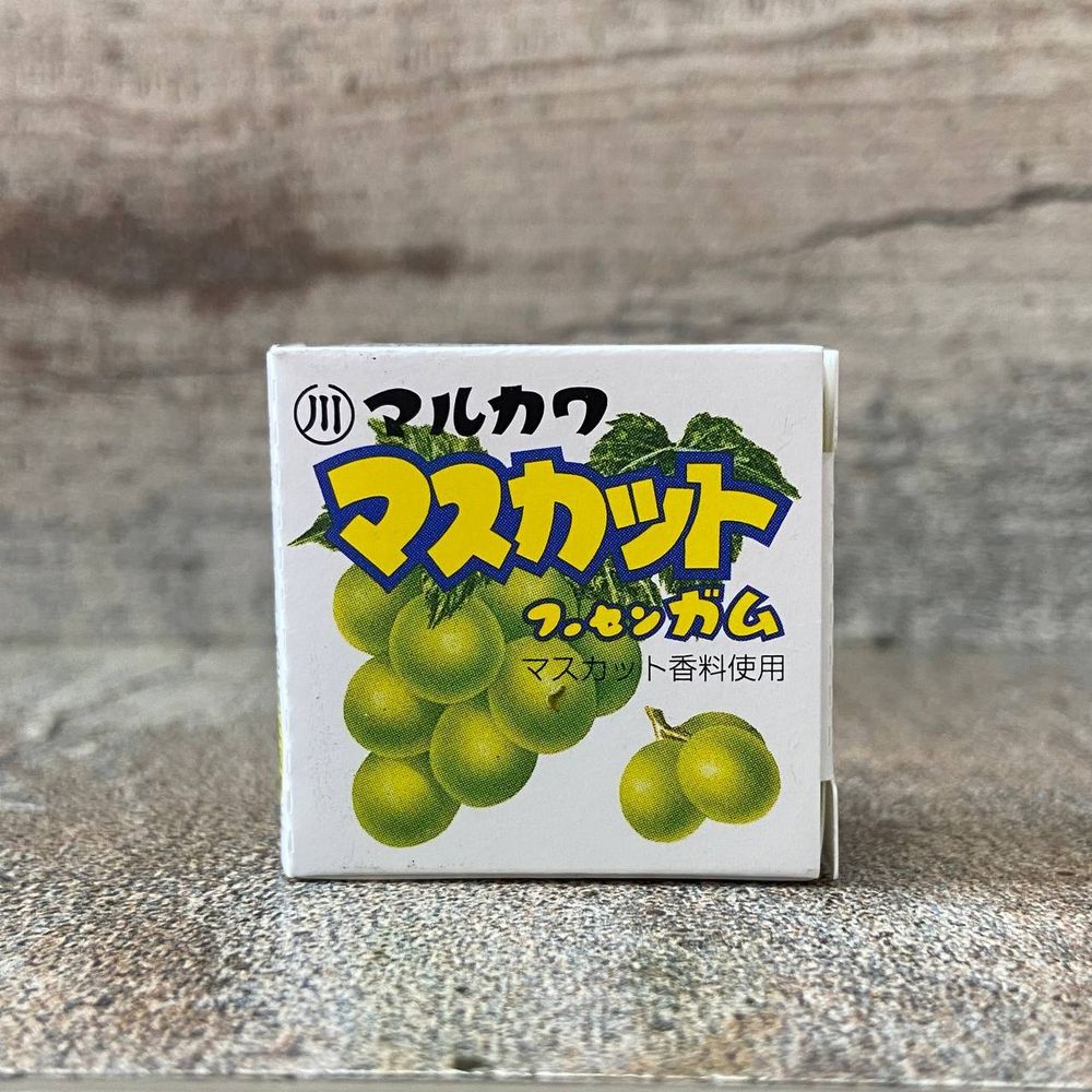 Жевательная резинка Marukawa Зеленый Виноград Bubble Gum Green Grape 4 шт 5,4 г