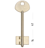Заготовка сувальдного ключа 14195 ГАРДИАН 1 GRD1D (желтый)