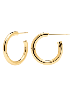 Серьги Supreme Cloud серебро 925 пробы покрытое золотом