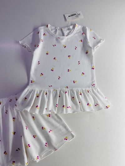 Белый лотос - двойка для девочек 2 200 тг./шт. (оптом - цена за 5 размеров)