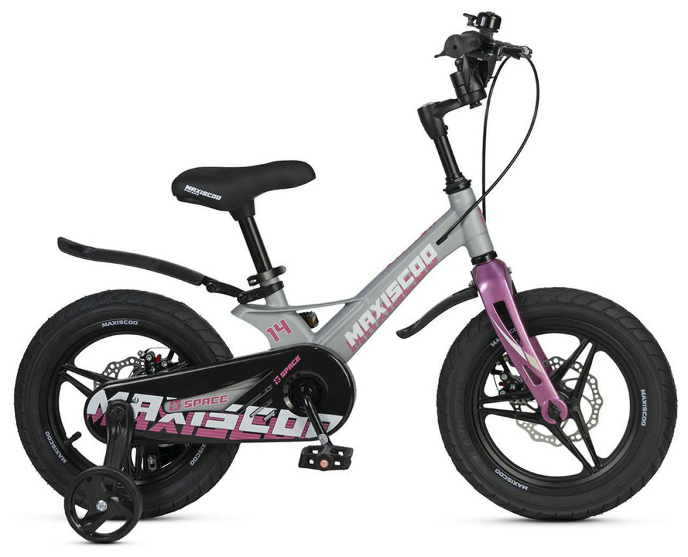 Детский велосипед Maxiscoo Space Deluxe Plus 14'' (2025)