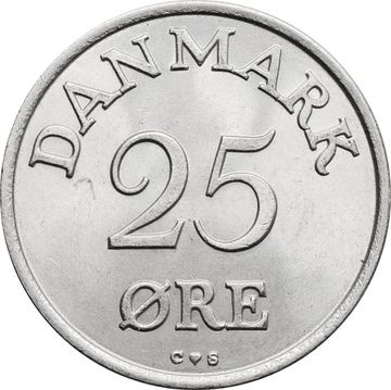 25 эре 1948-1960 Дания