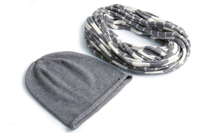 Комплект Snapp: шапка и шарф (серый)