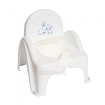 Горшок-стульчик КРОЛИКИ антискольз. (упаковка 15шт.) (Tega) (белый)