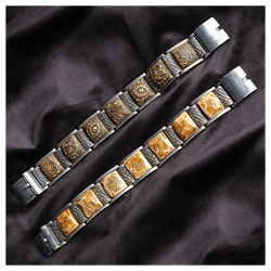 Серебряный браслет «Ящер»