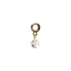 "Кольцо с подвеской" бусина в золотом покрытии из коллекции "Философия радости" от Jenavi