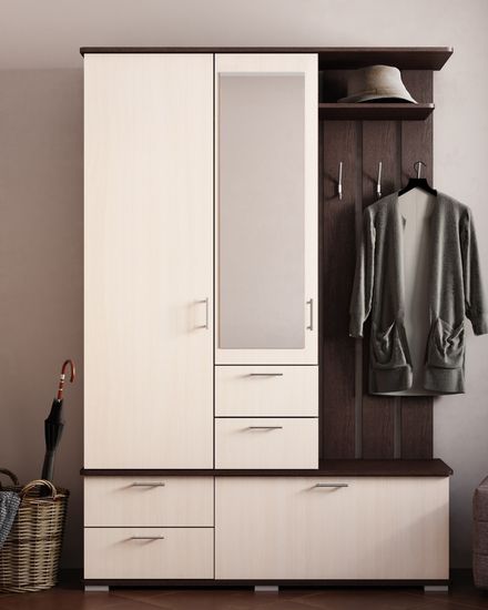 венге / дуб выбеленный