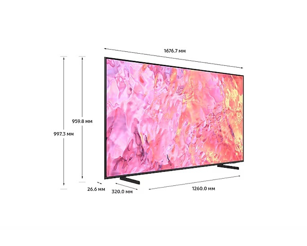 Телевизор Samsung QLED 4K QE75Q60CAUXRU