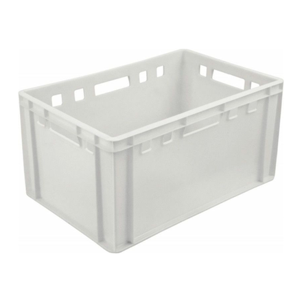 Ящик п/э 600х400х300 мороз. сплошной, Е3 цв. натуральный