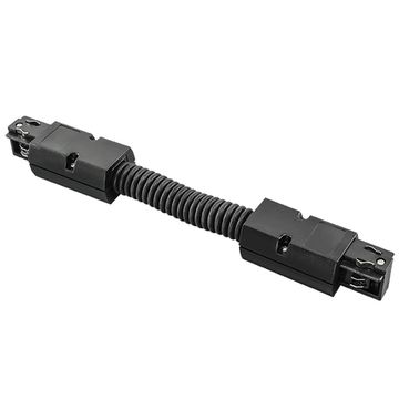 Гибкий коннектор для трехфазного шинопровода 504157 черный Barra Lightstar