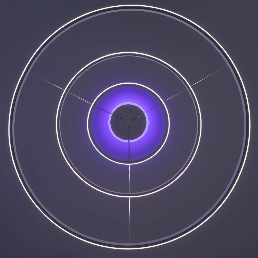 Citilux Неон Смарт CL731A090E RGB Умная подвесная люстра Белая