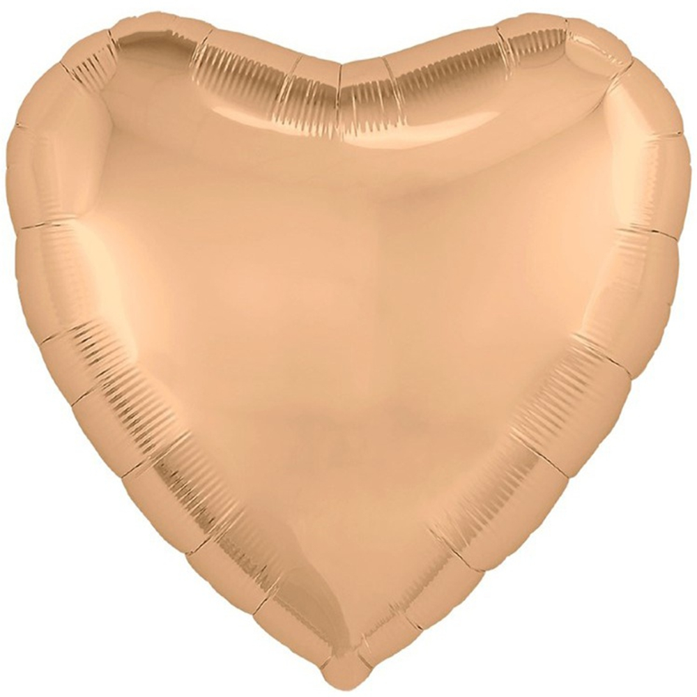 Шар фольгированный Сердце 76 см (Коралловый)