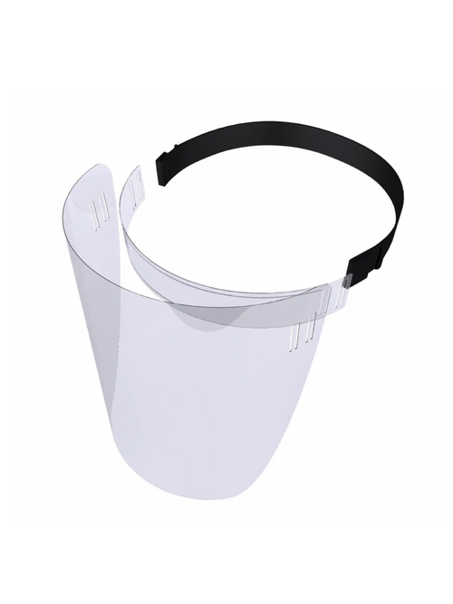 Маска-экран защитная для лица (ПЭТ с пенолоном) (1/50)