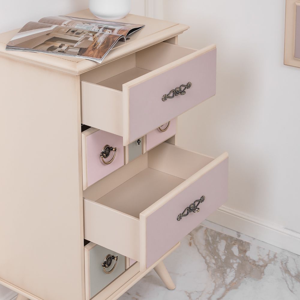 Комод Пандора - 1 с 4 ящиками Айвори Акварель