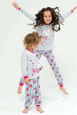 Пижама с брюками для девочки Зайчата