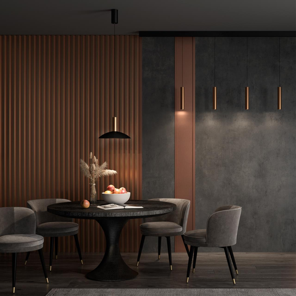 358986 OVER NT22 328 бронза светлая/черный Светильник светодиодный накладной, провод 2м IP20 LED 4000K 15W 220V ALBA