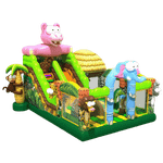 Надувной батут "Бегемотик"