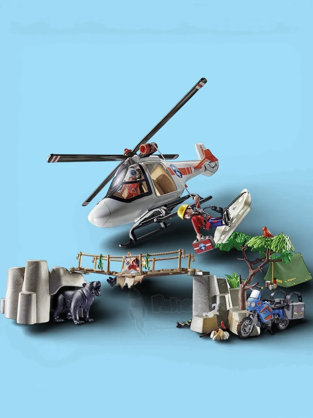 Набор Спасение вертолета в каньоне Playmobil 70663