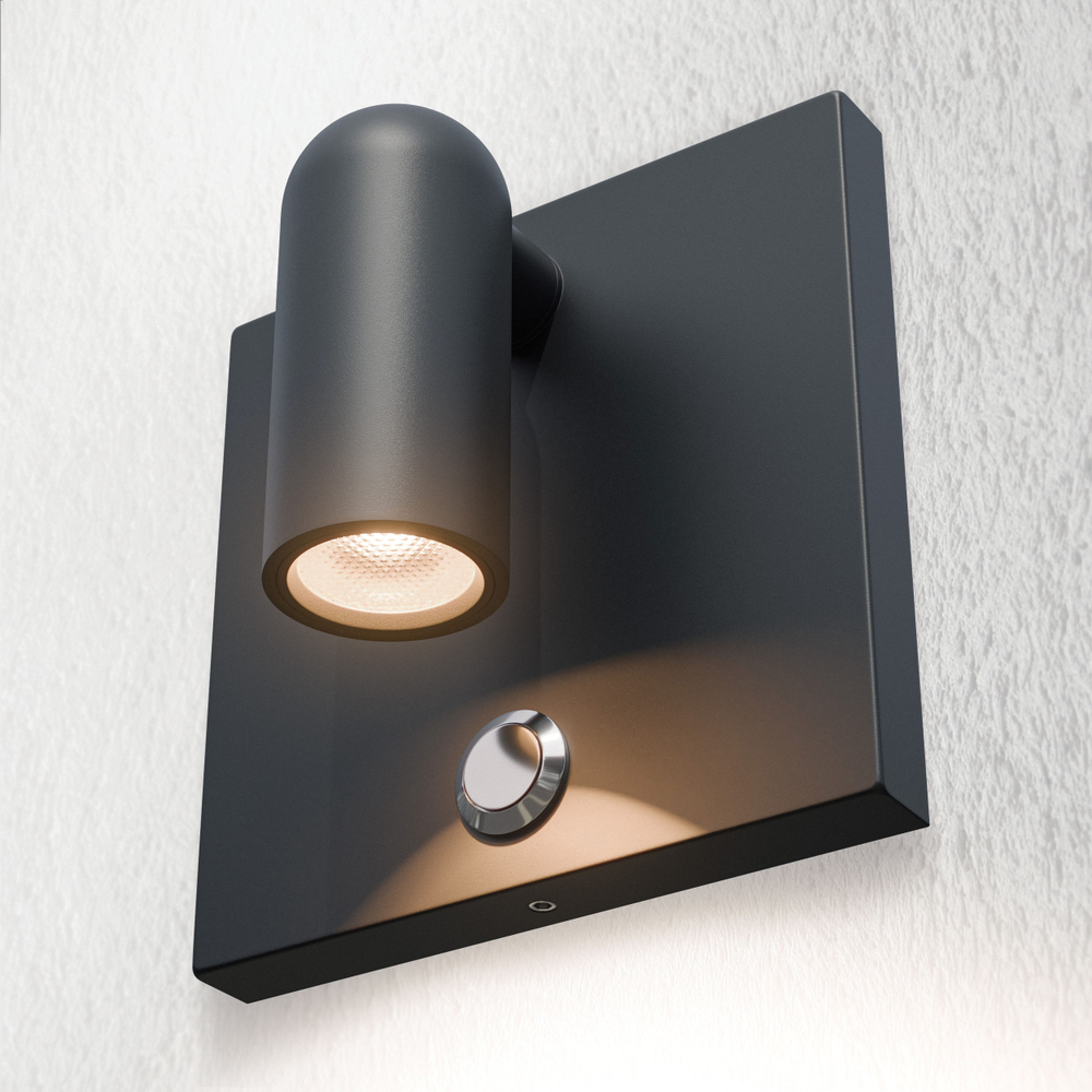 200937 Бра OMEGA LED 3W 277LM G ЧЕРНЫЙ 3000K