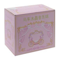 GAEM Фигурка декор "Девочка на лошадке" в стекл шаре (муз, подсвет, вьюга, 3xAAA н/п), D10, L22 W11 H19 с