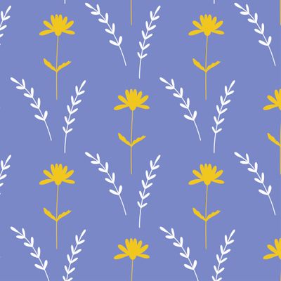 Цветочный весенний принт