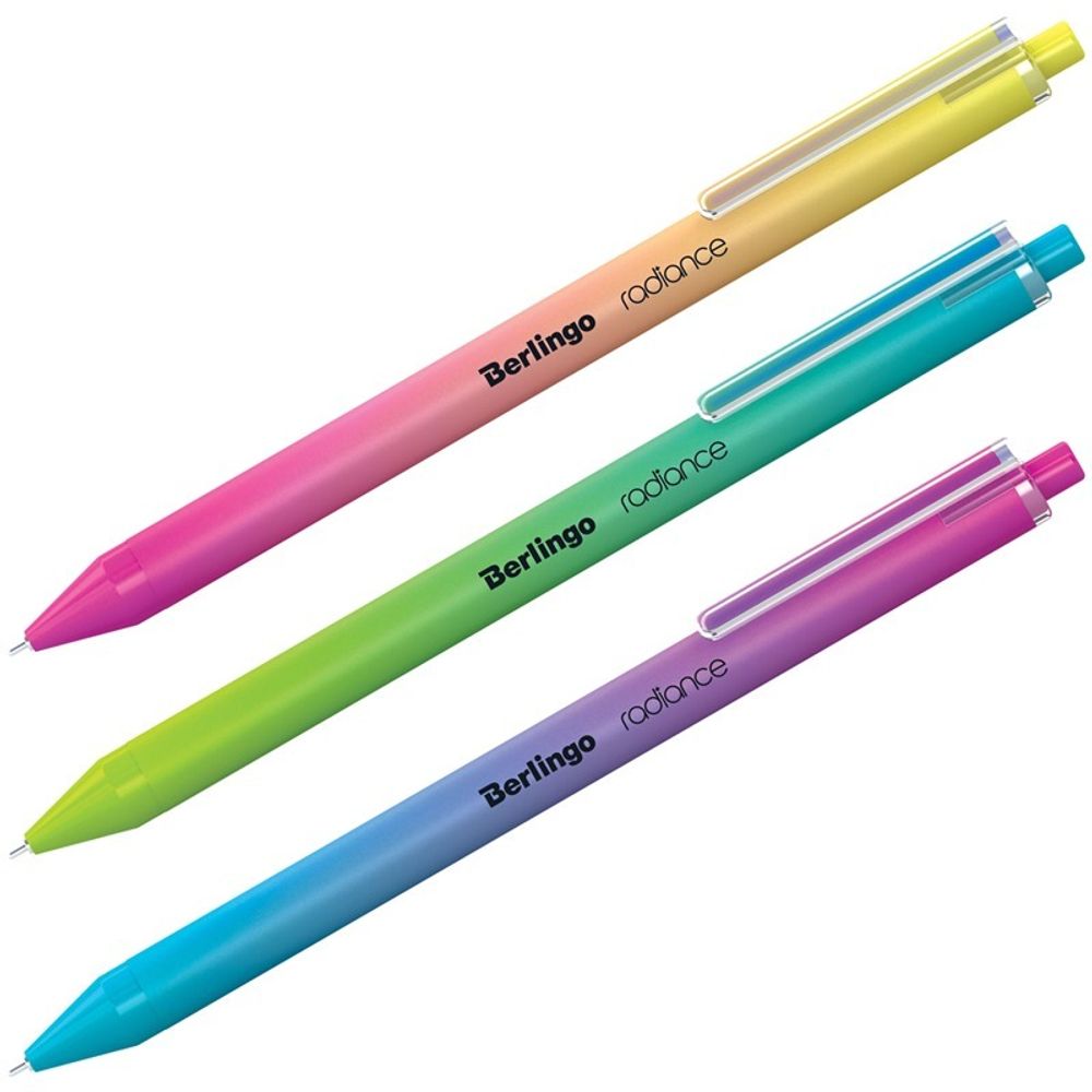 Ручка шариковая автоматическая БЕРЛИНГО 0,7мм синяя Radiance (CBm_07752/295483)