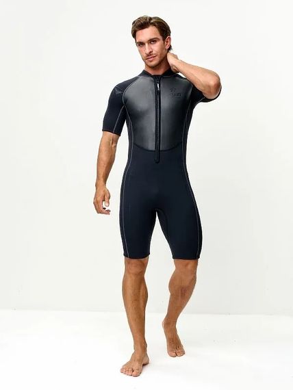 Гидрокостюм Sargan Black King shorty man черный 3 мм