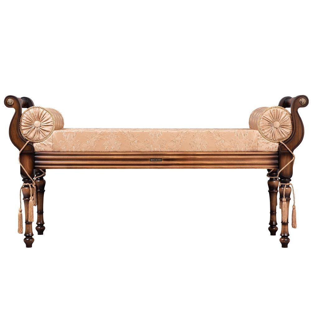 Банкетка Флоренция Орех(Д) Каледония Даймонд Мокка