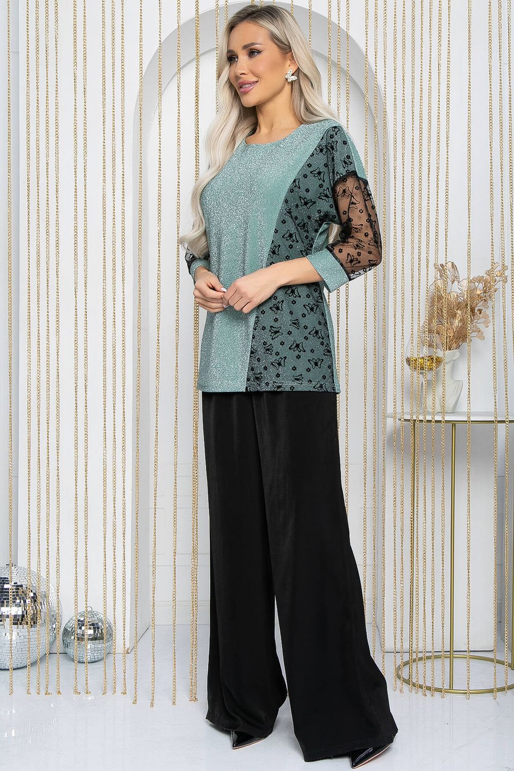 Джемпер Вирджиния (фисташковый) Б12217 LT Collection