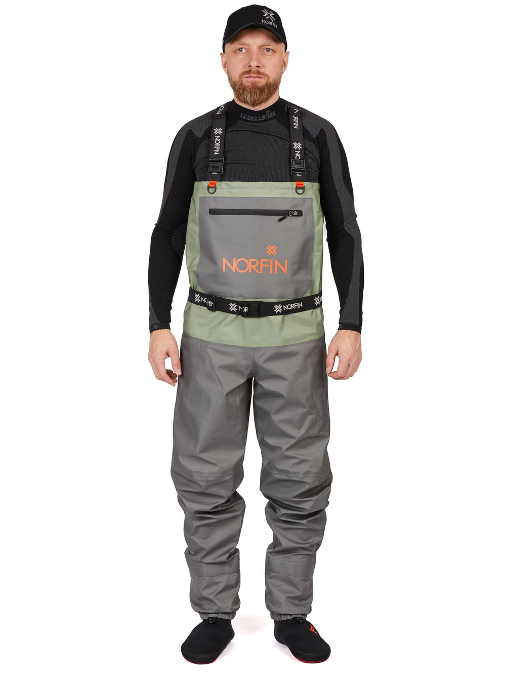 Полукомбинезон забродный Norfin PILOT STOCKINGFOOT 2 р.XL