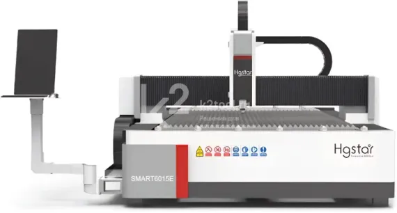 Лазерный станок HGTECH SMART6015E 12 кВт для резки листов металла