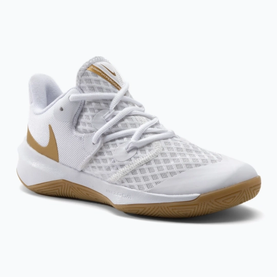 Кроссовки волейбольные Nike Zoom Hyperspeed Court SE white/gold