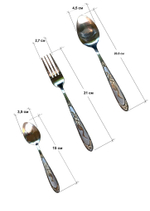 Набор столовых приборов 18шт., материал нержавеющая сталь