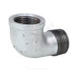 Угольник проходной чугун оц Ду 15 (1/2") ВР/НР Fittex PLUS