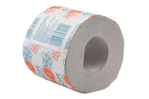 Туалетная бумага 1-слойная Комфорт серая 48 шт/уп