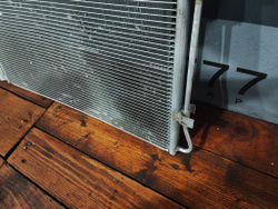 Радиатор кондиционера Solaris 1 / Rio 3 Б/У Оригинал 976061R000