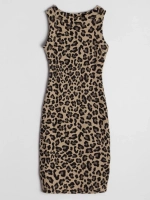 Платье для девочки летнее, леопардовое
