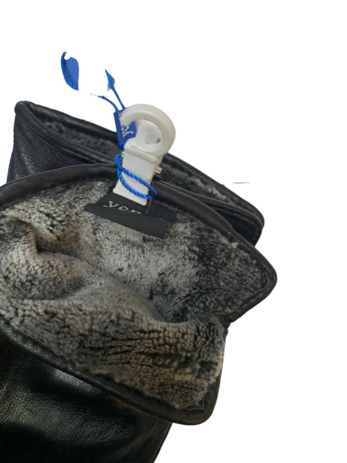 Перчатки. Женские. Материал верха: Кожаные. Подклад: Плюш-флис. 10 шт в упаковке.