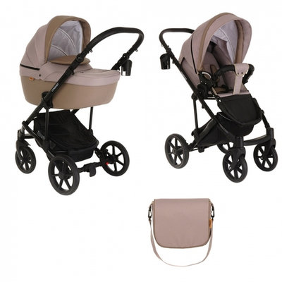 Коляска 2 в 1 Pituso  Confort плюс 2 в 1/Бежево-розовый