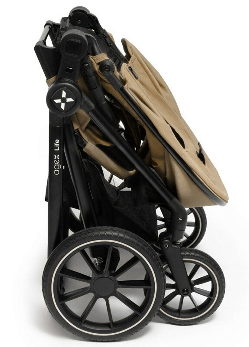 Коляска Agex Life 3 в 1 с автокреслом i-Team Grey ALB269 Beige (Бежевый)