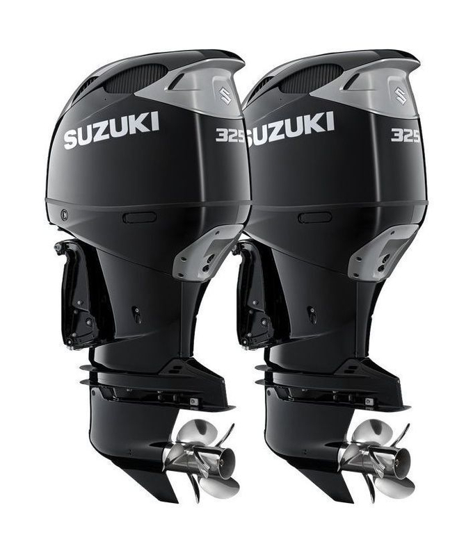 Спарка из 2 моторов Suzuki DF325ATXX, черные