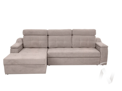 Диван угловой левый Бруно ДКУ-О NEW (Bremen 02; 5 категория)