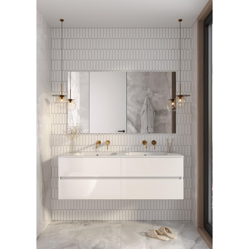 Тумба Armadi Art Valessi 140см 837-140-W, Белый глянец