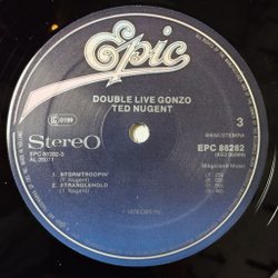Винтажная виниловая пластинка LP Ted Nugent Double Live Gonzo (Holland 1978)